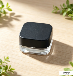 Clear 9g Child Resistant Concentrate Glass Jars  - 副本